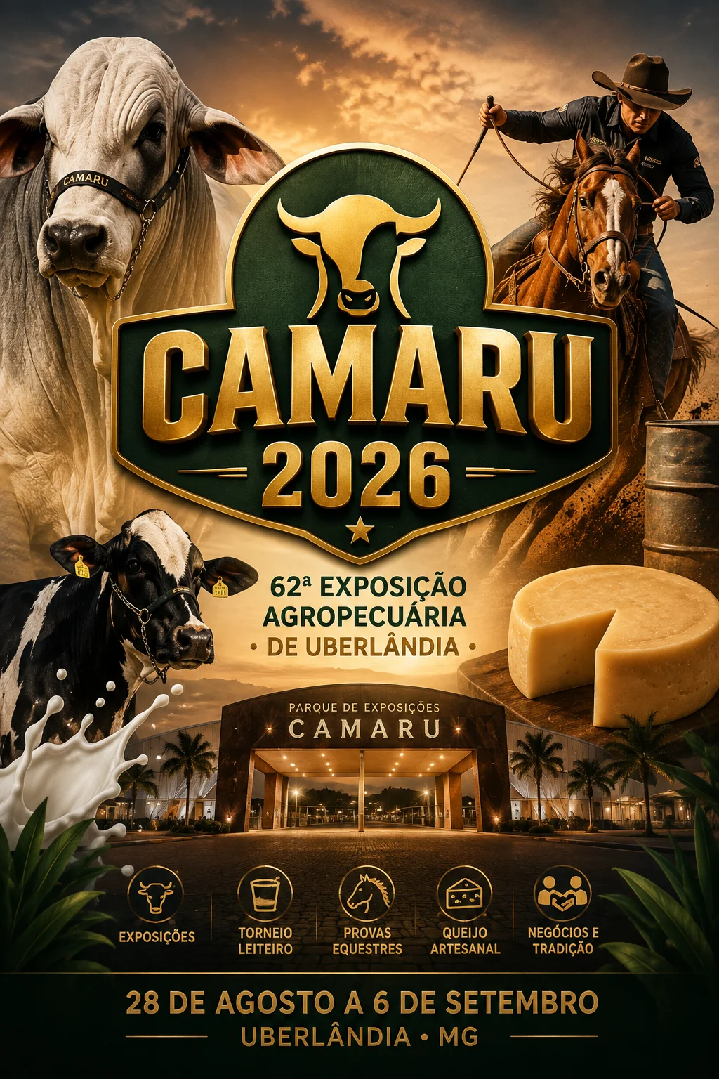 Atrações programação técnica camaru 2026