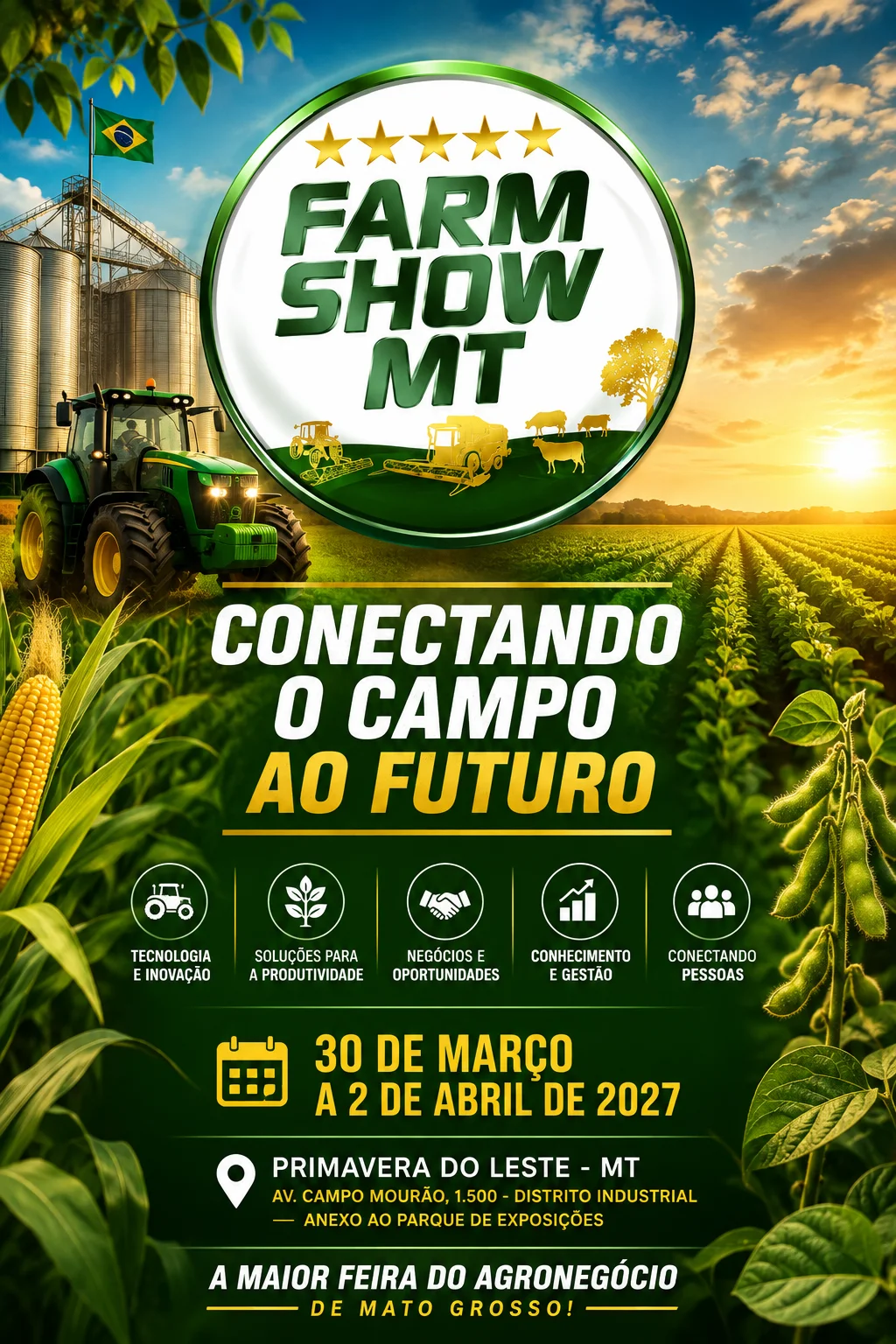 data e atrações Farm Show 2027