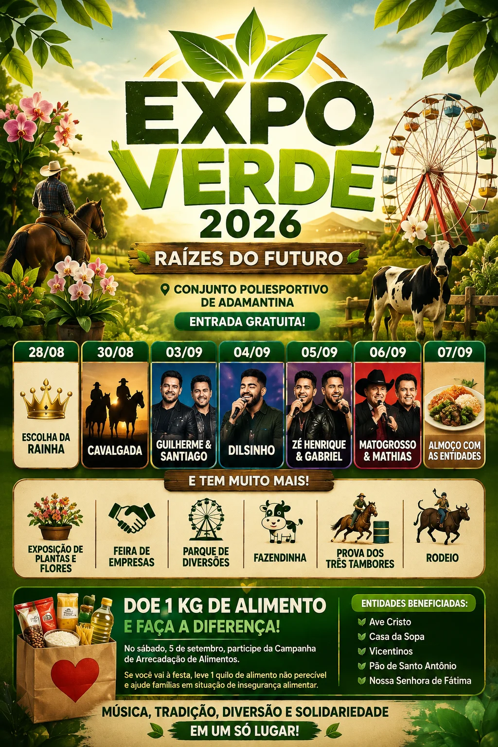 Programação da Expoverde 2026