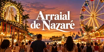 Arraial de Nazaré 2026 (Imagem IA)