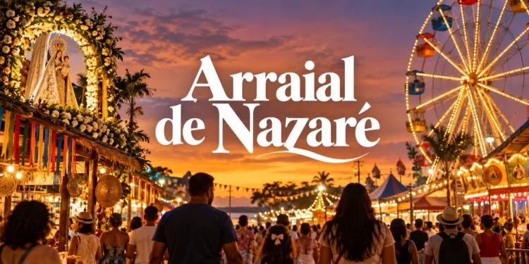 Arraial de Nazaré 2026 (Imagem IA)