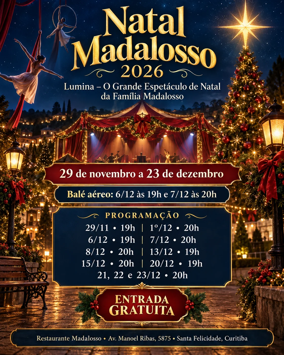 Natal Madalosso 2026 (Imagem IA)