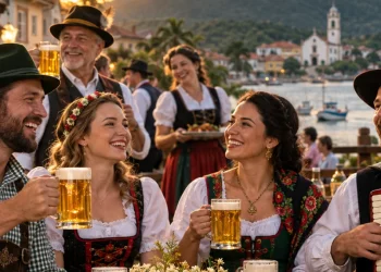 Festas Típicas de Santa Catarina 2026 (Imagem IA)