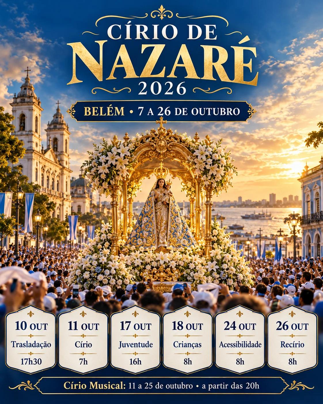 Círio de Nazaré 2026 (Imagem IA