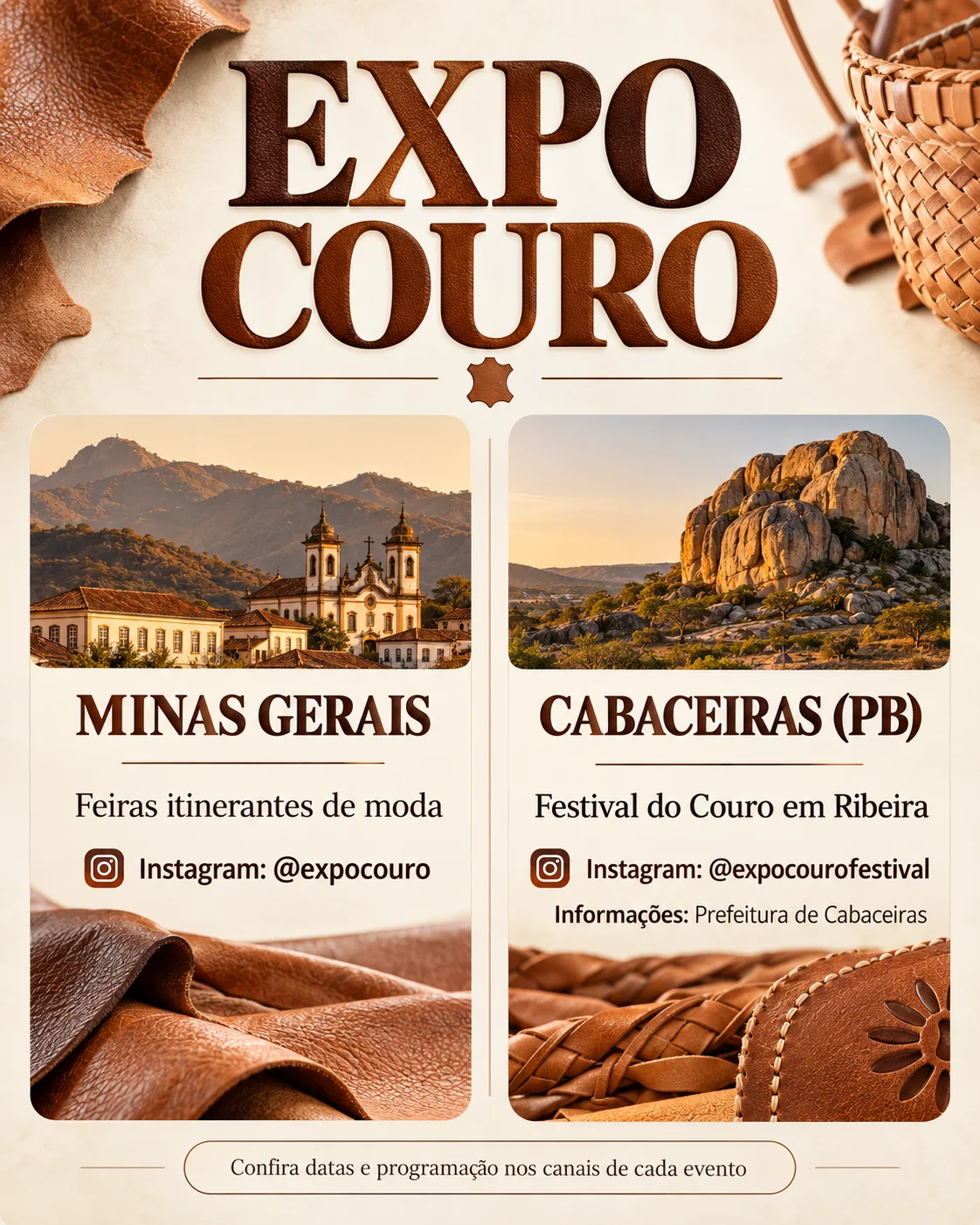 informações expo couro 2026