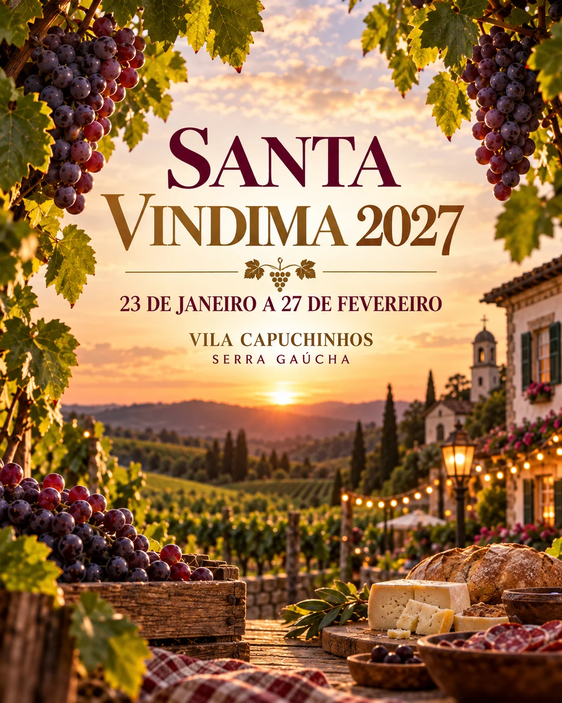 Santa Vindima 2027 (Imagem IA)