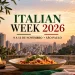 atrações italian week 2026