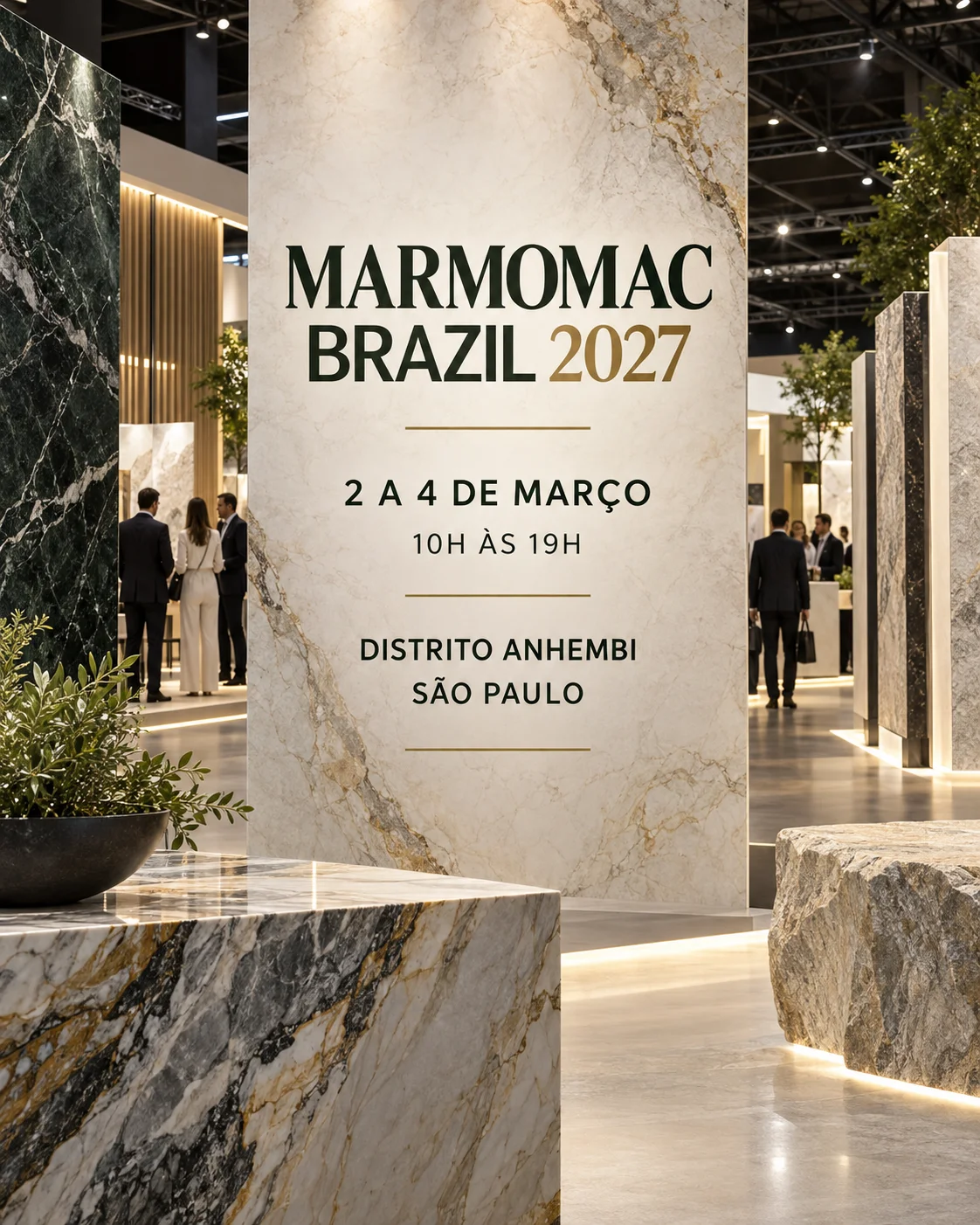 Marmomac Brazil 2027 (Imagem IA)