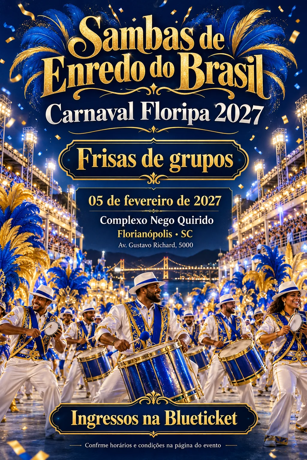 informações samba enredo carnaval floripa 2027