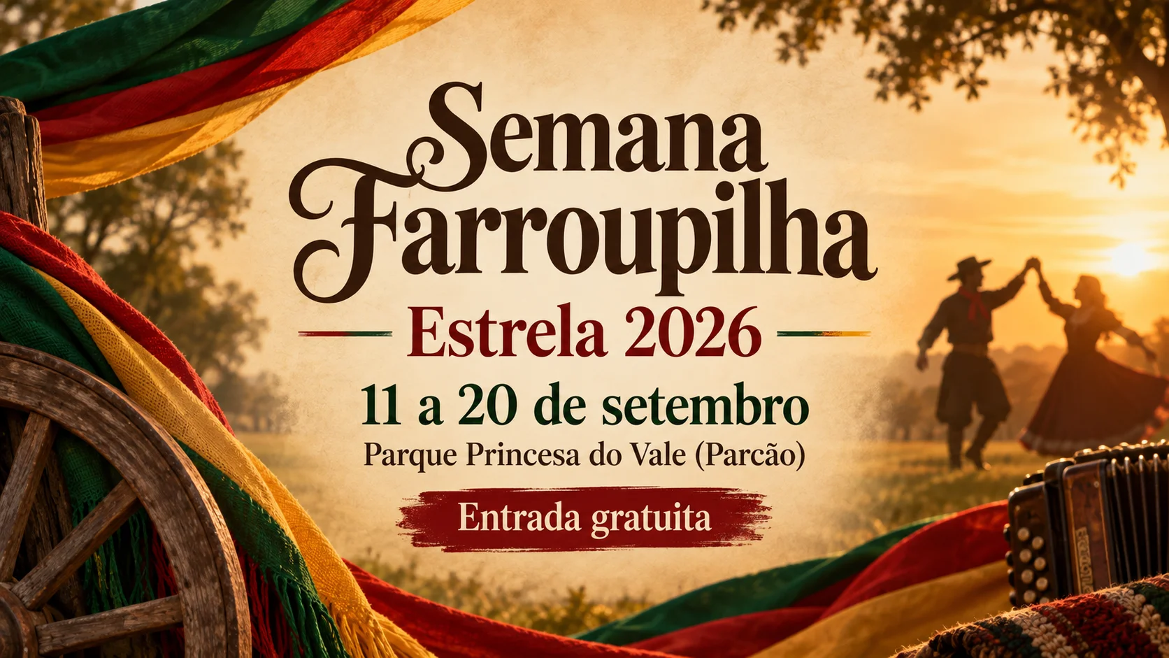 atrações semana farroupilha 2026 Estrela