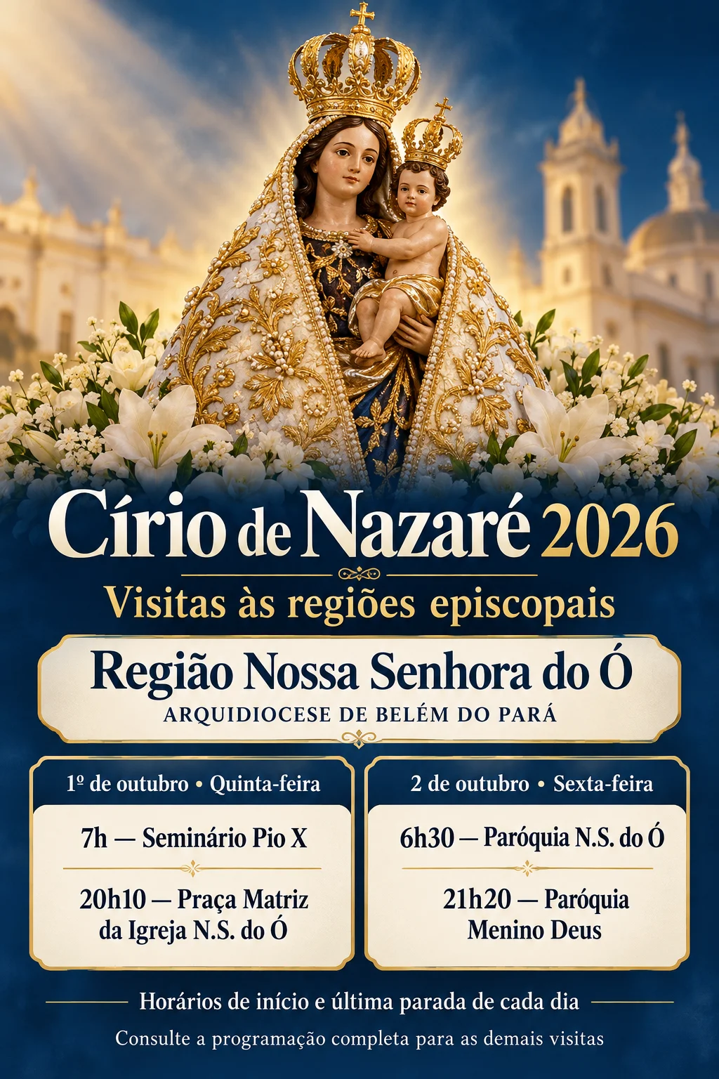 Círio de Nazaré 2026 (Imagem IA)