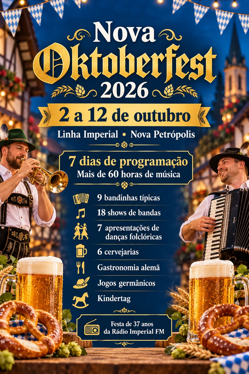 Nova Oktoberfest 2026 (Imagem IA)