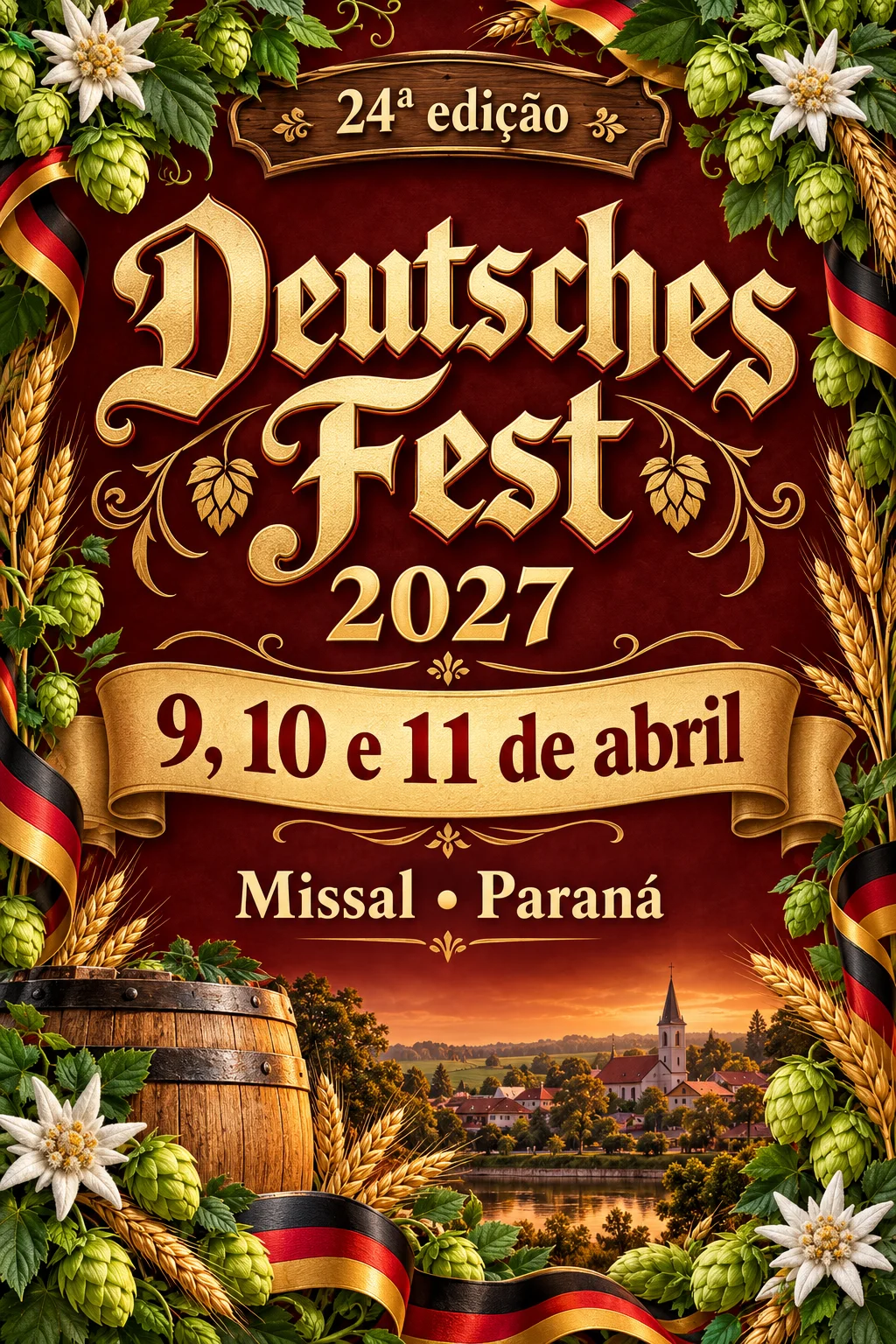 Deutsches Fest 2027 (Imagem IA)
