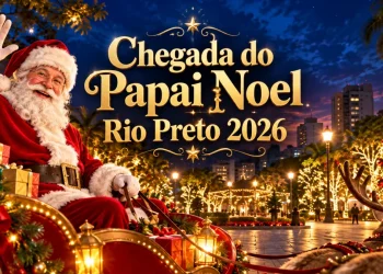datas da chegada do papai noel em rio preto 2026
