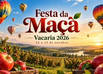 Festa da Maçã Vacaria 2026 (Imagem IA)