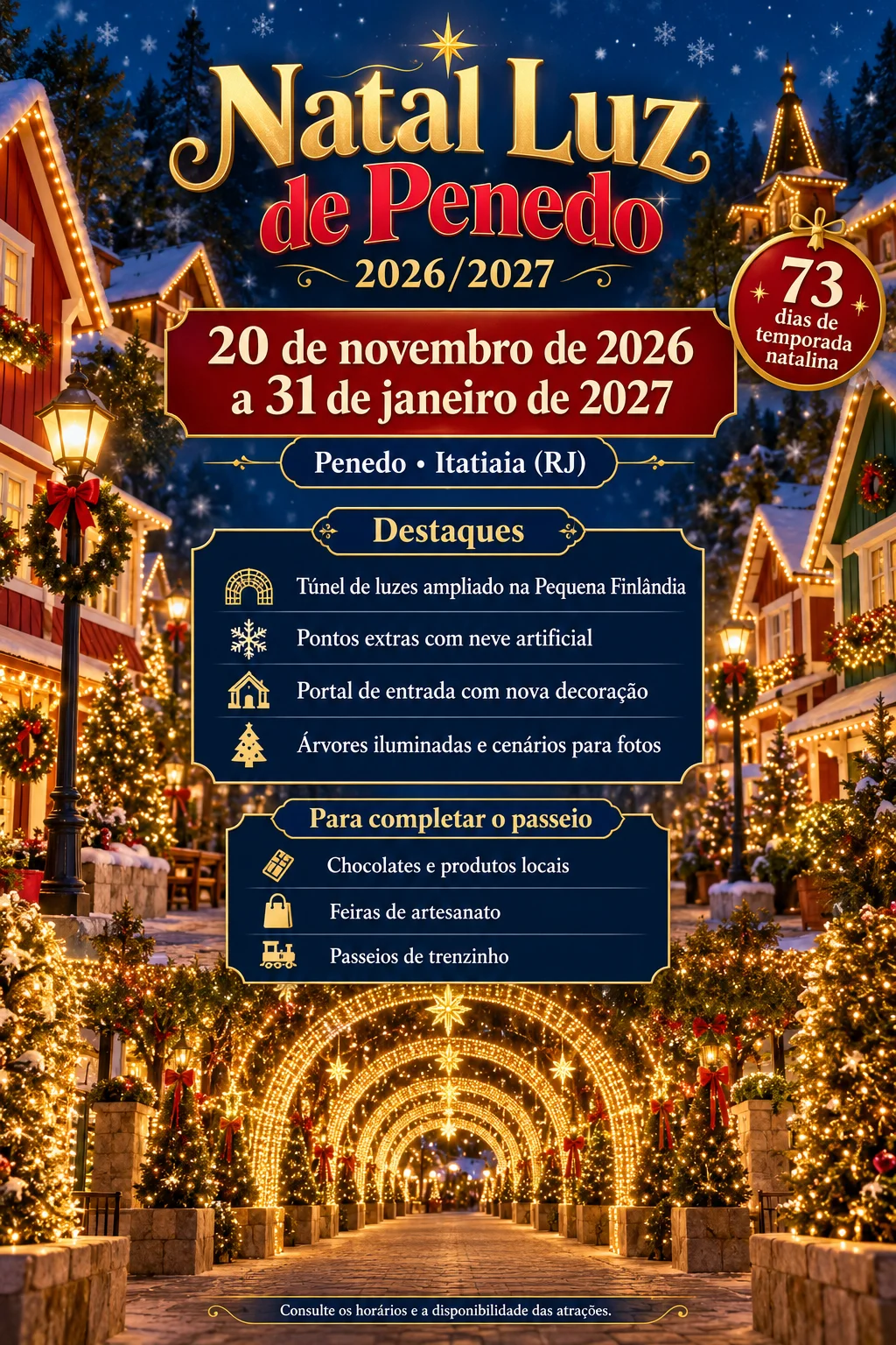 Natal Luz Penedo 2026 2027 (Imagem IA)